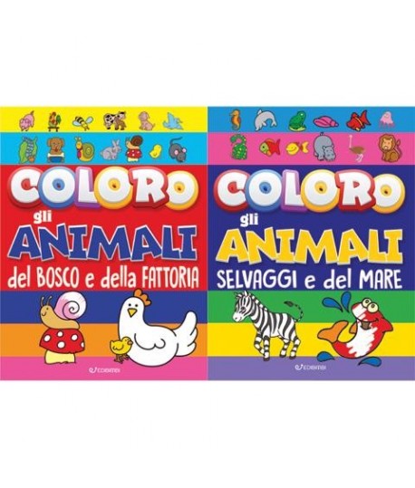 EDIBIMBI COLORO GLI ANIMALI