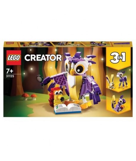 LEGO CREATOR 31125 ANIMALI DELLA FORESTA