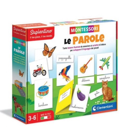 CLEMENTONI MONTESSORI 16362 LE PAROLE