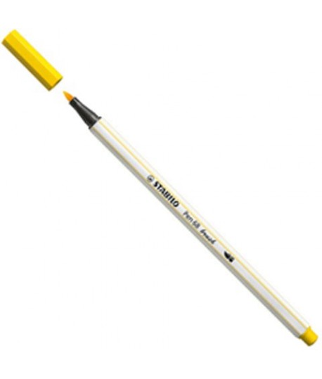 PENNARELLI STABILO PEN68 BRUSH 44 GIALLO