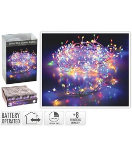 LUCI MULTICOLOR 100L BAT TIMER E 8720960