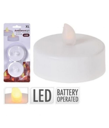 CANDELE T-LIGHT JUMBO 2PZ PILE MC5990210