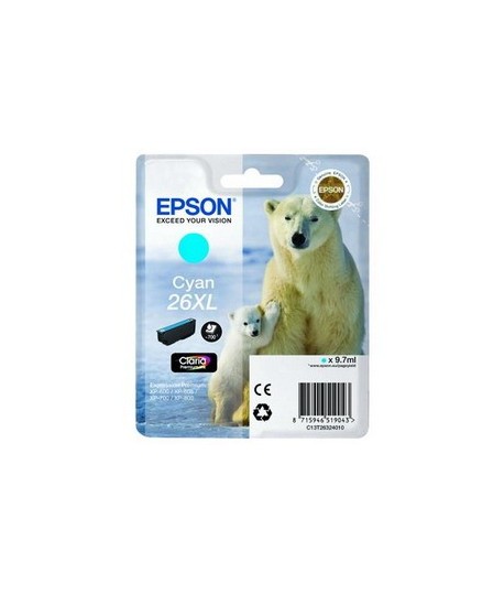 INKJET EPSON T2632 26XL CIANO