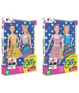 GLOBO 41564 SET 2 BAMBOLE OLLY FASHION