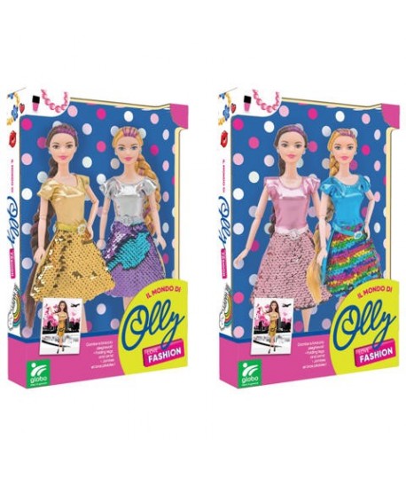 GLOBO 41564 SET 2 BAMBOLE OLLY FASHION