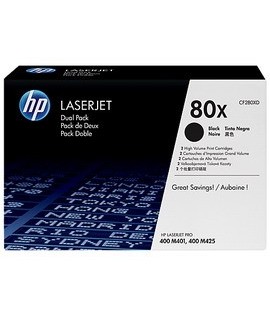 TONER HP CF280XD LJ 80X 2PZ