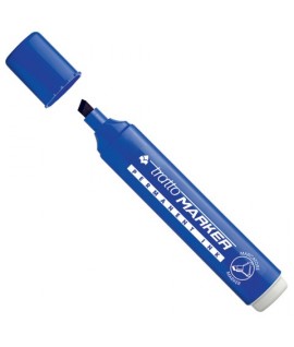 MARCATORE TRATTO MARKER PS BLU 12PZ