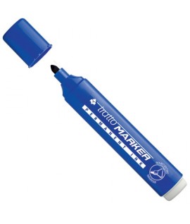 MARCATORE TRATTO MARKER PT BLU 12PZ