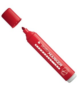 MARCATORE TRATTO MARKER PT ROSSO 12PZ