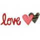 FUSTELLA SIZZIX SCRITTA"LOVE"659957