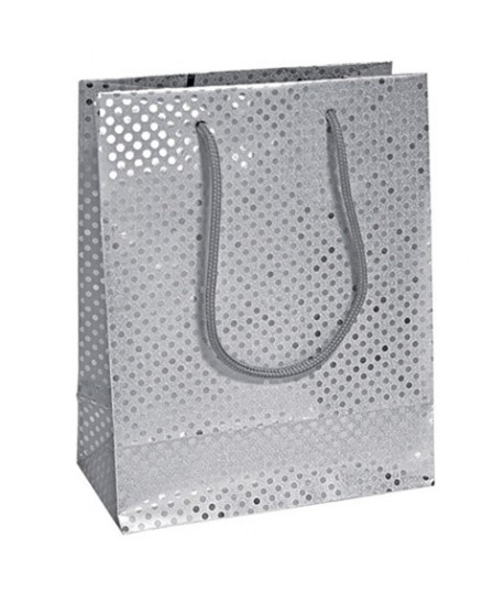 SHOPPER STAR LUXURY ARGENTO 25X32 46450