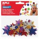 STELLE GLITTER EVA APLI 13485 50PZ