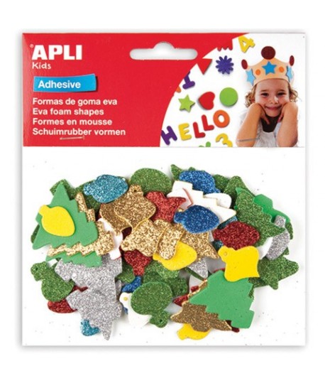 FORME ABETE GLITTER EVA APLI 13489 55PZ