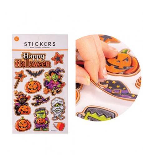 STICKER HALLOWEEN IN RILIEVO CT9370 BUST