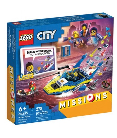 LEGO CITY 60355 MOTOSCAFO POLIZIA