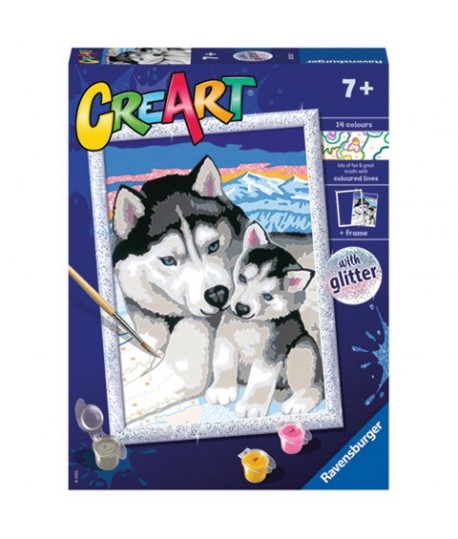 RAVENSBURGER 20215 CREART HUSKY