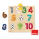 GOULA 53074 PUZZLE NUMERI IN LEGNO