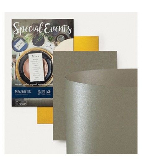 CARTA SPEC EVENTS 250G A4 SABBIA MET 10F