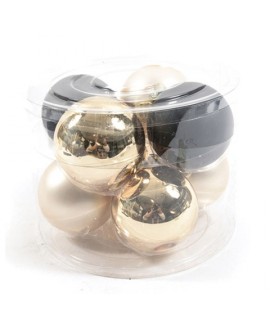 SFERA D80 ORO/NERO ASSORT.8PZ 65579