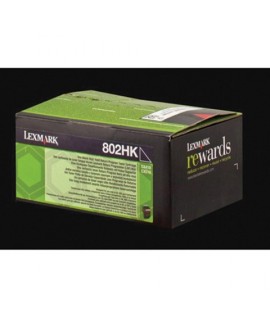 TONER LEXMARK 80C2HK0 802HK NERO 4K