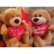 ORSETTO PELUCHE CM.15 6736 C/CUORE CON