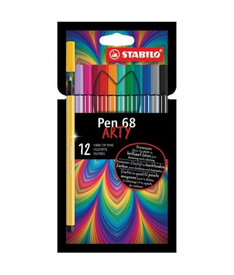 PENNARELLI STABILO PEN 68 ARTY 12C