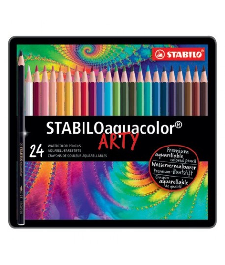 PASTELLI STAB ACQUACOLOR 1624 24PZ MET