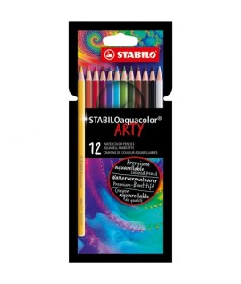 PASTELLI STAB AQUACOLOR 1612 CART. 12C