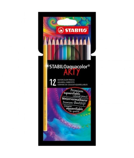 PASTELLI STAB AQUACOLOR 1612 CART. 12C