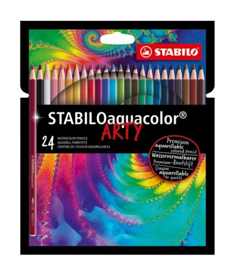 PASTELLI STAB AQUACOLOR 1624 CART. 24C