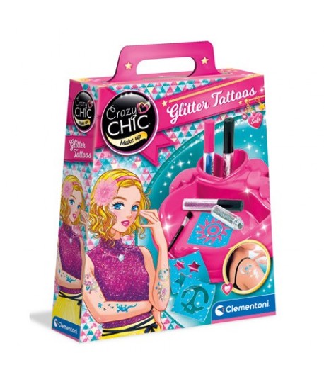 CLEMENTONI 18513 CRAZY CHIC GLITTER TATT