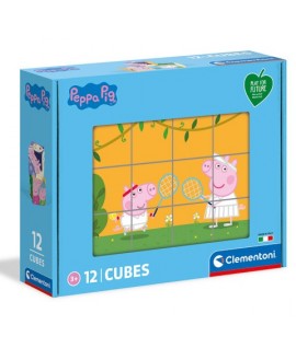 CLEMENTONI 45009 CUBI 12PZ PEPPA PIG