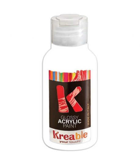 TEMPERA ACRILICA KREABLE 100ML BIANCO