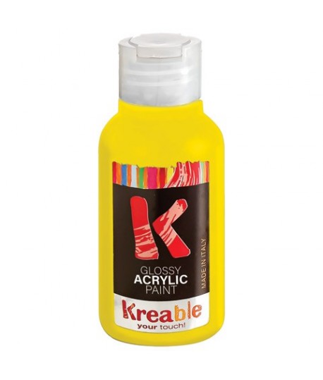 TEMPERA ACRILICA KREABLE 100ML GIALLO