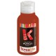 TEMPERA ACRILICA KREABLE 100ML ROSSO TIZ