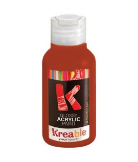 TEMPERA ACRILICA KREABLE 100ML ROSSO TIZ