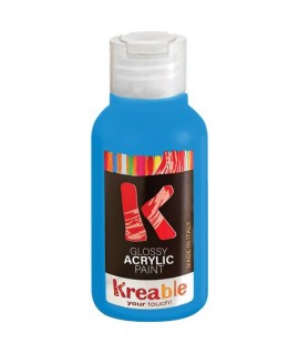 TEMPERA ACRILICA KREABLE 100ML CIANO