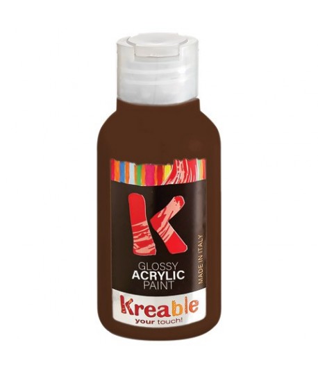 TEMPERA ACRILICA KREABLE 100ML MARRONE