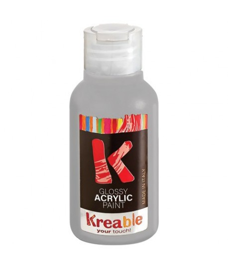 TEMPERA ACRILICA KREABLE 100ML ARGENTO