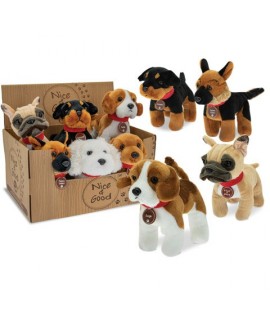 TEOREMA 39445 PELUCHE CANE C/MEDAG. 18CM