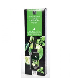 DIFFUSORE ESSENZE 125ML LIME E BASILICO