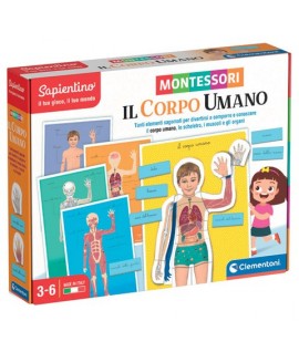 CLEMENTONI MONTESSORI 16373 CORPO UMANO