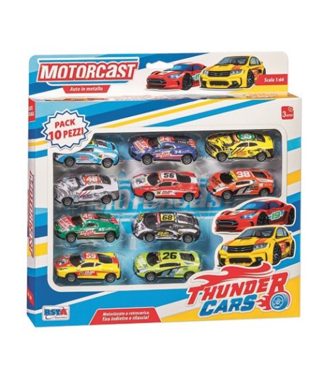 SUPERTOYS 11201 AUTO MOTORCAST 10PZ 1:64