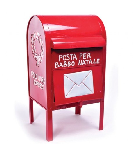 CASSETTA POSTALE BABBO ROSSA H52 41487