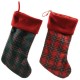 CALZA NATALE TARTAN 43X23 85020