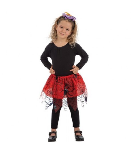 TUTU' ROSSO BIMBA CM30 +RAGNATELE CT3427