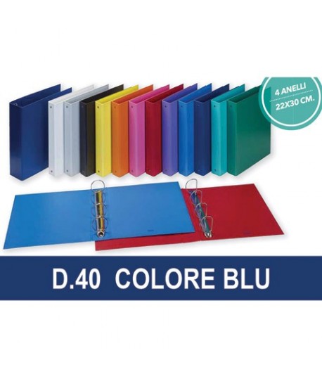 COPERTA EUROPA 22X30 4A D.40 BLU