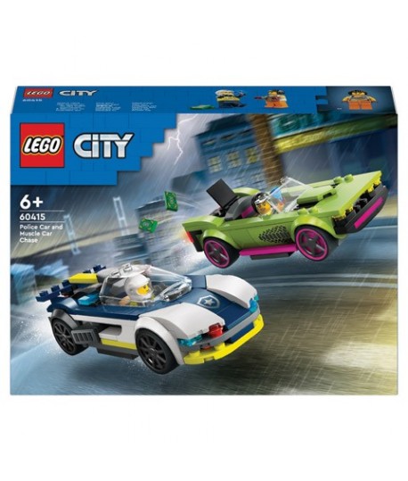 LEGO CITY 60415 INSEGUIMENTO 2 MACCHINE