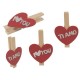 SET 10 MOLLETTE C/CUORE TI AMO V7520