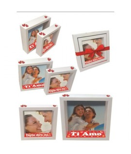 CORNICI QUADRATE cm.11/14 TI AMO SET 2 P